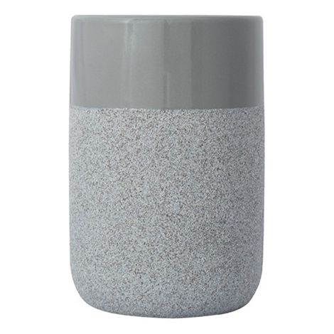 PORTA SPAZZOLINI IN CERAMICA - SERIE ROCK (1/3)