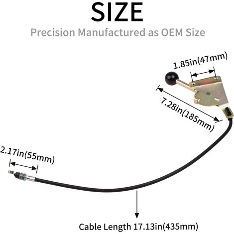 Bad Boy MZ/MZ Magnum lawnmower series 064-8057-00 brake cable (1/4)