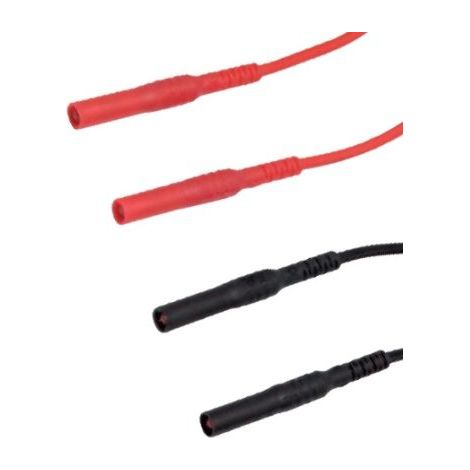 Cordon de test Chauvin Arnoux, Noir, Rouge, long. 3m ( Prix pour 1 )