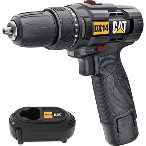 Akkuschrauber 12 V, Drehmoment 30 Nm, DX14 CAT, 1 x 2,0 Ah LED