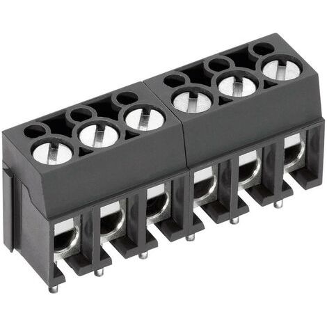 Bornier à vis PTR Hartmann AK100/2DS-5.0-V 50100020121G2 2.50 mm² Nombre de pôles 2 gris 1 pc(s) D50464 (1/5)
