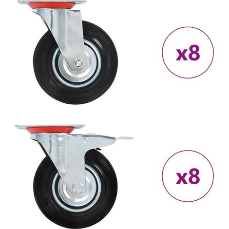 16 Stk. Lenkrollen 125 mm