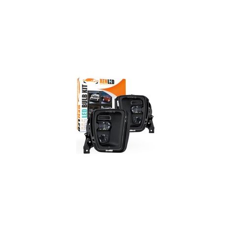 Dodge RAM antibrouillard LED - 2013 - 2018 - homologué - XenLed - 48W - fumé - la paire - 2000Lms (1/5)