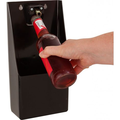 Plastique BAR COUVERTURE DE BOUTEILLE DE BOUTEILLE MONTÉE ET CAPTEUR, NOIR, 30CM X 15.2CM x 8.6cm