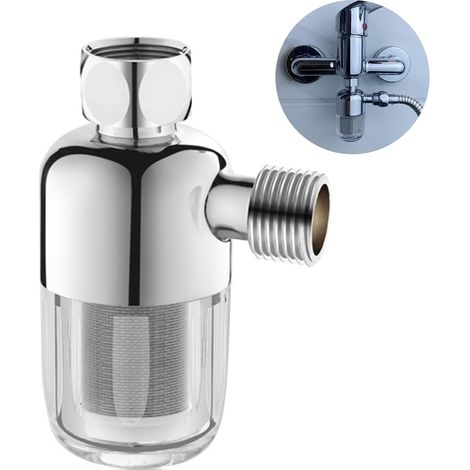 Shower Filter, Stainless Hard Water Filter, Reusable Water System Pre-Filter, 40 Micron Pre-Filter for Water Heaters, Toilets and Washing Machines (1/5)