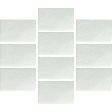 vhbw 10x filtro protector motor para diversas aspiradoras, 14,5 x 22,5 x 0,5 cm, tela no tejida (1/4)