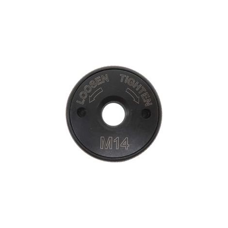Écrou de serrage rapide SDS Clic M14, noir, compatible toutes meuleuses d’angle courantes – (1/5)