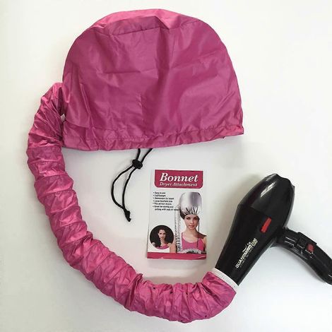 Bonnet sèche-cheveux chauffant, capuche de séchage pour cheveux, accessoire de coiffure pratique pour séchage uniforme à domicile et soins capillaires (1/5)