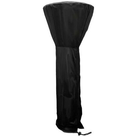 Pair Housse de protection pour chauffage de jardin en tissu Oxford 210D noir (1/5)