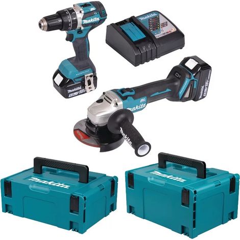 Pack 2 outils LXT® 18 V 5 Ah Makita