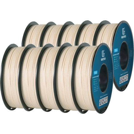 Filamento PLA effetto legno, diametro 1,75 mm, peso netto 1 kg, adatto per stampanti 3D FDM. (1/2)