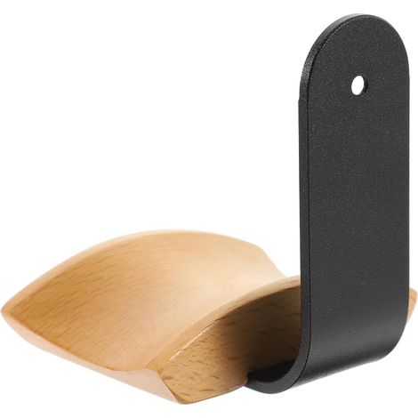 Support de Casque Audio pour Suspendre Casques et Câbles Mural en Bois Alliage, Crochet en U Double Courbé Rangement Pratique pour Bureau et Maison (1/5)