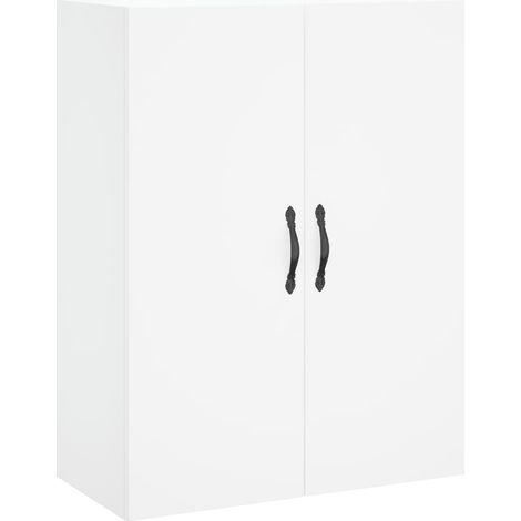 Buffet,Bahut,Armoire murale blanc 69,5x34x90 cm bois d'ingénierie CFW56826 (1/5)