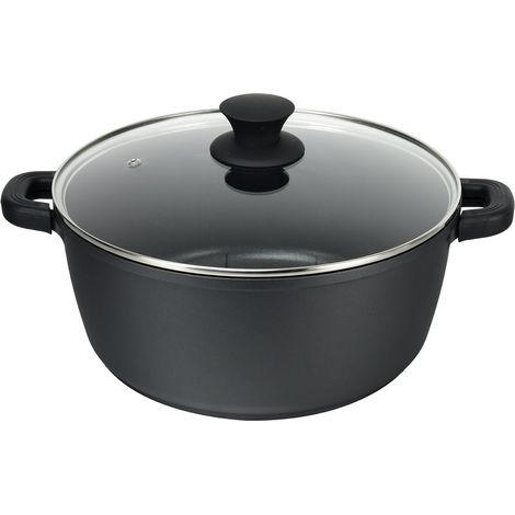 Xylán cocotte haute suprême en fonte d'aluminium noir 20cm