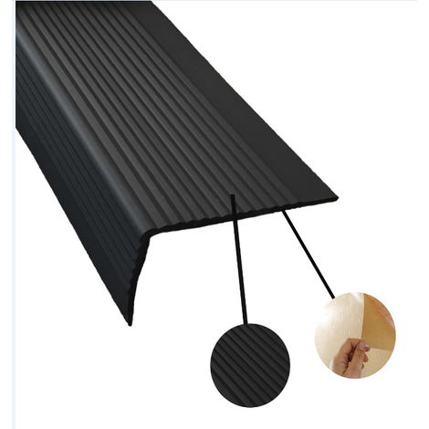 NEZ DE MARCHE SOUPLE NOIR 45MMX75MM L.3000MM