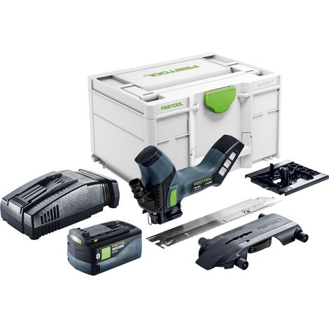 Festool ISC 240 EB-Basic Akku Dämmstoffsäge 18 V 240 mm + 1x Akku 5,0 Ah + Schnellladegerät + Systainer