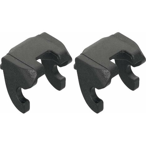 – Limiteur d'ouverture d'angle 90° pour ferrure Free Flap 1.7 – Plastique delrin noir – Pour espaces restreints – Lot de 2 unités (1/3)