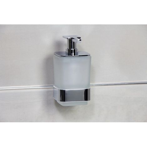 Fix Mi Distributeur de savon à clipser inox/verre  METROPOLITAN MAT INTER (1/2)