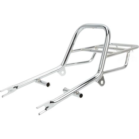 de valise arrière pour moto en alliage d acier chromé de (1/5)