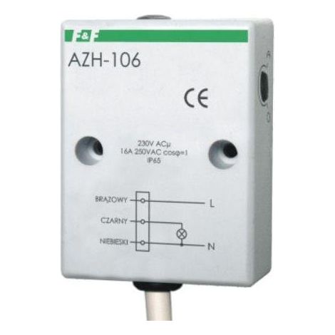 ff AZH-106-12V Interrupteur crépusculaire 16A IP65 extérieur