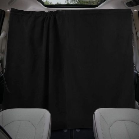 Tende divisorie per auto, parasole in pelle scamosciata per finestrini laterali anteriori e posteriori, tende da campeggio rimovibili 120x95 cm (set da 2) (1/5)