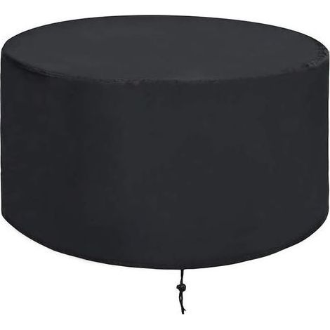 Housse de protection pour brasero en tissu Oxford noir (77 x 77 x 31 cm) - Housse imperméable réutilisable pour barbecue (1/5)