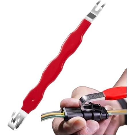 Outil de Séparation de Connecteurs Électriques, Désembrayeur de Bornes Électriques, Double Extrémités pour Mécanique - Déconnecteur Extracteur pour Passionnés et Réparateurs (1/5)