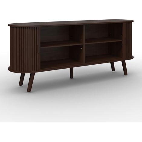 Mömax Sideboard Ennio Walnussfarben Echtholz/MDF (1/5)