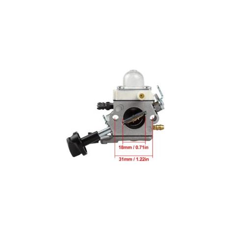 Kit carburateur DOLASO pour souffleurs Stihl SH56, SH56C, SH86, SH86C, BG86, BG86CE, BG86Z, BG86CEZ, remplace C1M-S261B 42411200616 4241 120 0616, avec conduite de carburant et bougie d'allumage
