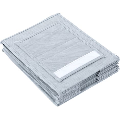 Organisateur suspendu à 10 étagères pour casquettes de baseball, sac de rangement en tissu non tissé, support multifonctionnel et peu encombrant pour appartement, dortoir, chambre ou placard, gris (1/5)