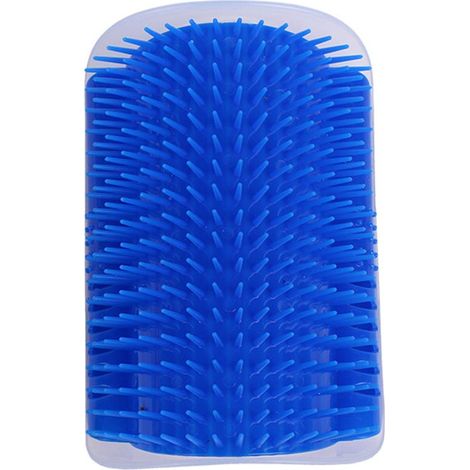 Chat Brosse Peigne Fournitures Mur Coin Peigne Toilettage Peigne Pet Brosse Bleu (1/5)