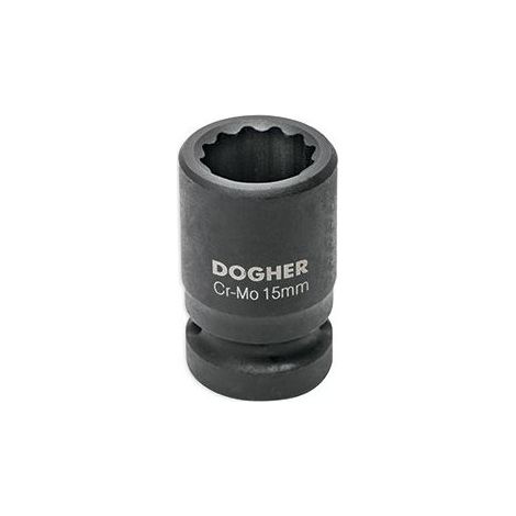 Clé à douille à chocs bi-hexagonale CrMo 1/2 17mm 576-17