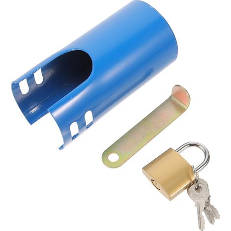 Robinet Verrouillage - Serrure Pour Robinet Extérieur - Compatible Avec La Plupart Des Robinets Muraux - Sans Outils - Pour Maisons, Locations Et Espaces Publics - 1 Pièce (1/5)