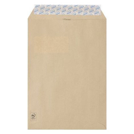 Pochette kraft brun GPV 229 x 324 - 85 gr fenêtre 50 x 110 mm - Boîte de 500 (1/3)