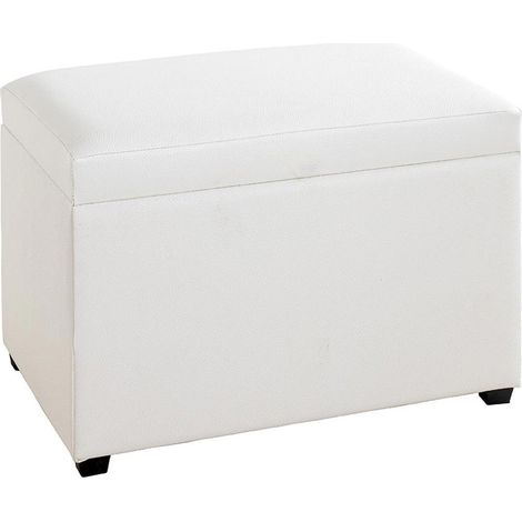 Banc Coffre de Rangement "Timmy" 58cm Blanc