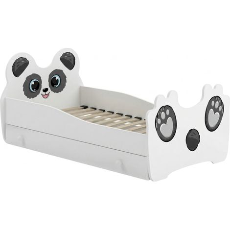 Lit simple Panda 140x70 avec tiroir