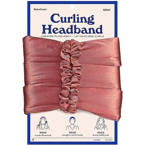 Robecurls, fer à friser sans chaleur, bandeau pour boucles sans chaleur - Rouge brique (1/5)