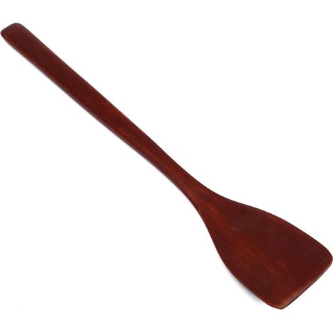 Spatule en bois anti-adhérente tourne-crêpe pelle à frire ustensile de cuisine rouge (1/5)