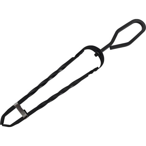Pince a bois de chauffage en fer forge 46 cm (1/5)