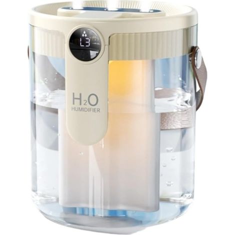 Humidificateur rechargeable pour chambre à coucher, sans fil, portable, 1,5 L, brume froide, humidificateurs d'air à ultrasons avec triple mode de pulvérisation réglable, fonctionnement (1/5)