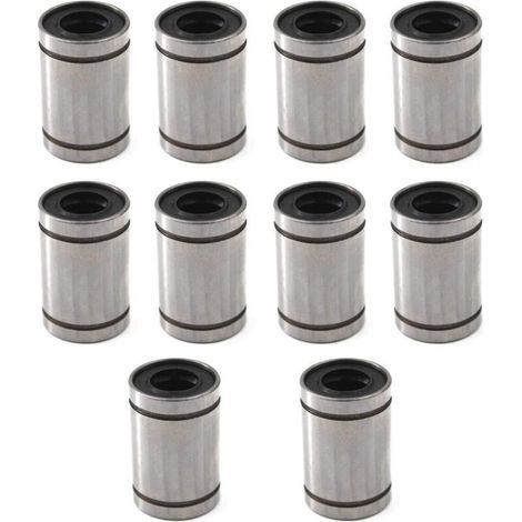 LM10UU Pack of 10 Linear Ball Bearings 10 x 19 x 29 mm for 3D Printers (1/5)