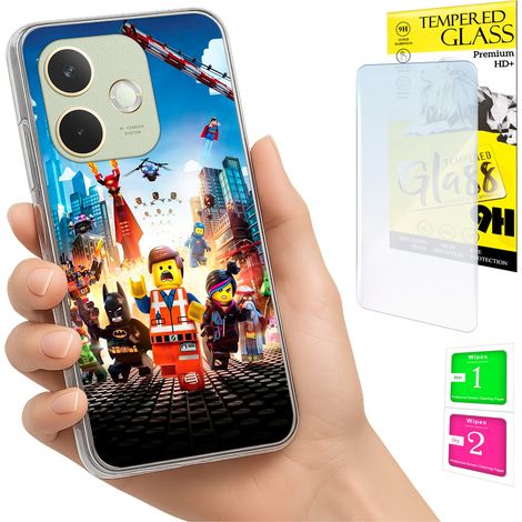 Custodia per Oppo A5 Pro con cover fotografica e vetro temperato 9H. (1/5)