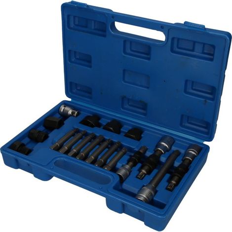 Brilliant Tools Lichtmaschinen Bit- und Steckschlüssel-Satz, 18-tlg.