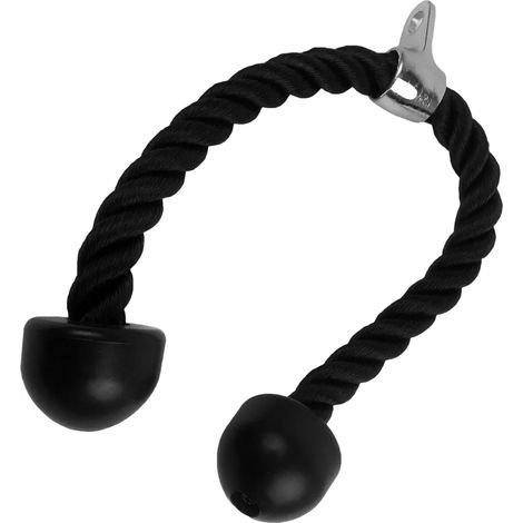 Corde à triceps pour machine de musculation, corde pour triceps et biceps, accessoire de fitness pour l'entraînement de force (1/2)