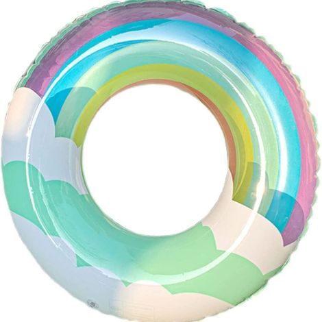 Colchoneta hinchable de verano para piscina, ideal para fiestas. (1/5)