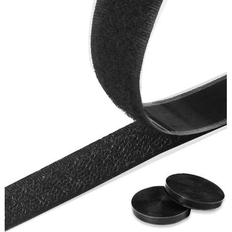 12M Bande Agrippantes, 20mm Adhésifs Bande Ruban Scratch Autocollant Moustiquaire Hook Loop Rouleau Scratch MOUSTIQUAIRE DE FENETRE (1/5)