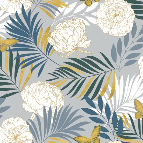 Toile Cirée Déco Pompom 140cm X 20m - Access Deco