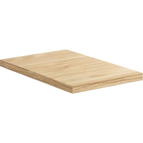 Plan vasque YOKA – Oberfläche helles Eichenholz, 30 cm