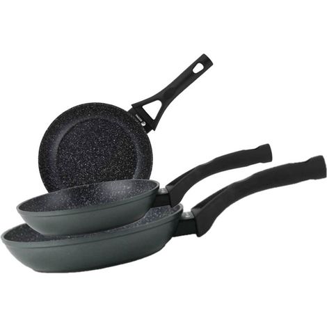 Set 3 sartenes stim de aluminio forjado ø18 / ø22 / ø26 cm