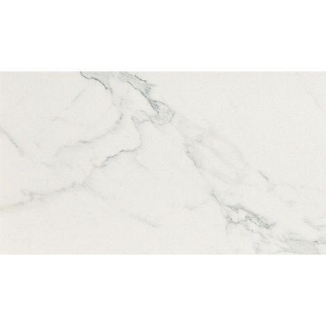 Carrelage effet Marbre Blanc Calacatta Extra 56x30,5x0,85 cm Brillant Clarenza - Mur intérieur (vendu par carton de 1,5372 m²) - RO'MA CARRELAGE